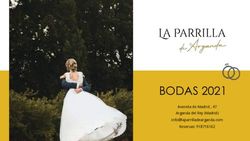BODAS 2021 Avenida de Madrid , 47 Arganda del Rey (Madrid) Reservas: 918716162 - Sercotel Hotel AB Arganda