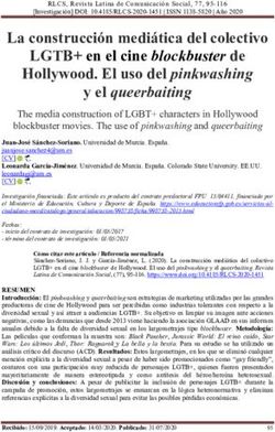 La construcción mediática del colectivo LGTB+ en el cine blockbuster de Hollywood. El uso del pinkwashing y el queerbaiting