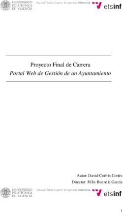 Proyecto Final de Carrera - Portal Web de Gestión de un Ayuntamiento - Autor: David Corbín Cortés Director: Félix Buendía García