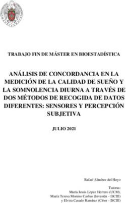 ANÁLISIS DE CONCORDANCIA EN LA MEDICIÓN DE LA CALIDAD DE SUEÑO Y LA SOMNOLENCIA DIURNA A TRAVÉS DE DOS MÉTODOS DE RECOGIDA DE DATOS DIFERENTES: ...