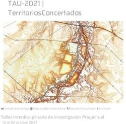 TAU-2021 | TerritoriosConcertados - Taller interdisciplinario de investigación Proyectual