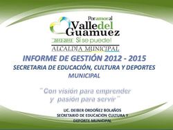 INFORME DE GESTIÓN 2012 2015 - SECRETARIA DE EDUCACIÓN, CULTURA Y DEPORTES MUNICIPAL - Alcaldía de Valle de Guamuez