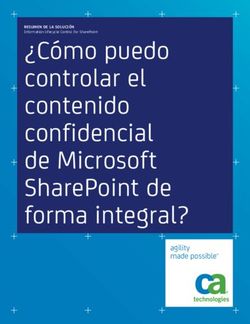 Cómo puedo controlar el contenido confidencial de Microsoft SharePoint de forma integral? - agility made possible